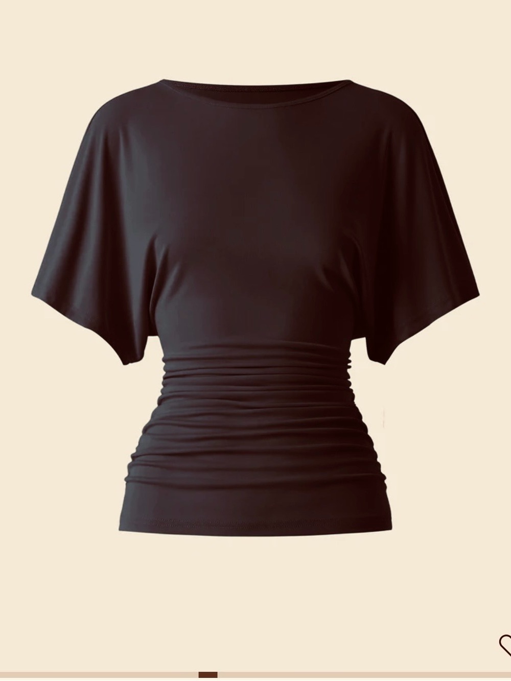 OGL  boatneck batwing in a deep almost black navy NWT